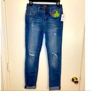 NEW WITH TAGS Indigo Rein Ankle Mid Rise Jeans Size 3